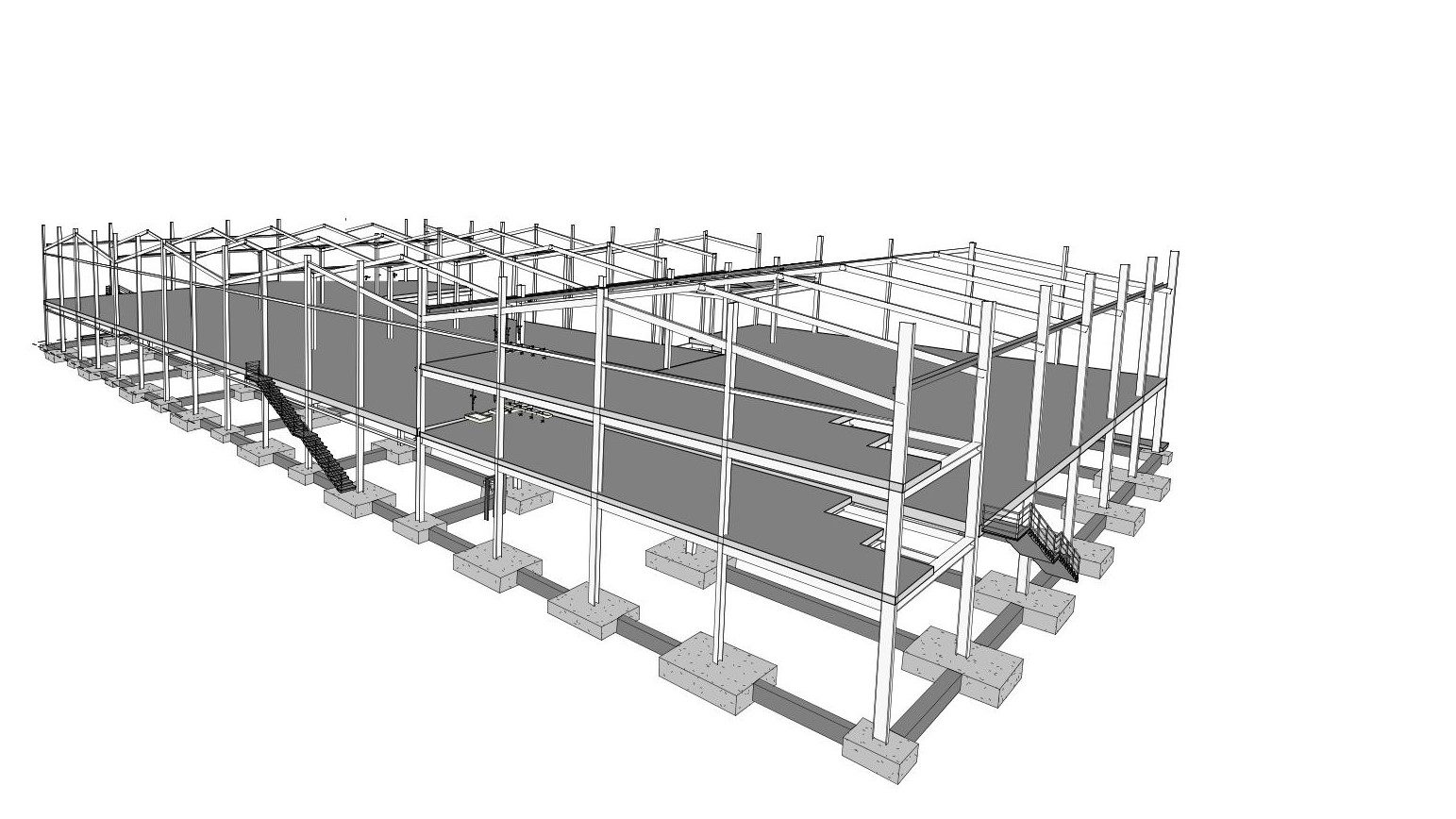 Modello BIM della struttura